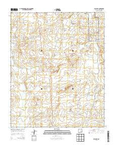 Milk Lake New Mexico Historical topographic map, 1:24000 scale, 7.5 X 7.5 Minute, Year 2013