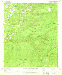 Milligan Mountain New Mexico Historical topographic map, 1:24000 scale, 7.5 X 7.5 Minute, Year 1965