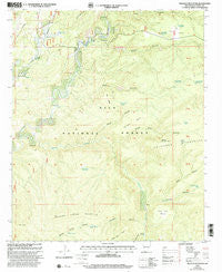 Milligan Mountain New Mexico Historical topographic map, 1:24000 scale, 7.5 X 7.5 Minute, Year 1999