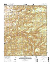 Milligan Mountain New Mexico Historical topographic map, 1:24000 scale, 7.5 X 7.5 Minute, Year 2013