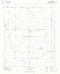 Mills East New Mexico Historical topographic map, 1:24000 scale, 7.5 X 7.5 Minute, Year 1974