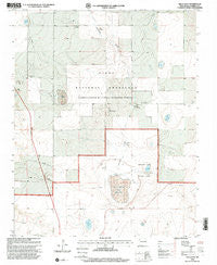 Mills East New Mexico Historical topographic map, 1:24000 scale, 7.5 X 7.5 Minute, Year 1998
