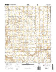 Mills East New Mexico Current topographic map, 1:24000 scale, 7.5 X 7.5 Minute, Year 2013