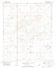 Milnesand New Mexico Historical topographic map, 1:24000 scale, 7.5 X 7.5 Minute, Year 1972