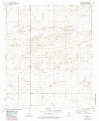 Milnesand New Mexico Historical topographic map, 1:24000 scale, 7.5 X 7.5 Minute, Year 1972