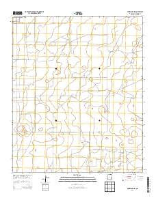 Milnesand NW New Mexico Historical topographic map, 1:24000 scale, 7.5 X 7.5 Minute, Year 2013