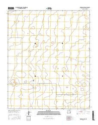 Milnesand NW New Mexico Current topographic map, 1:24000 scale, 7.5 X 7.5 Minute, Year 2017