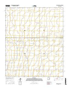 Milnesand SW New Mexico Current topographic map, 1:24000 scale, 7.5 X 7.5 Minute, Year 2017