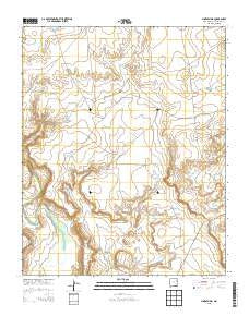 Minese Mesa New Mexico Historical topographic map, 1:24000 scale, 7.5 X 7.5 Minute, Year 2013