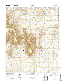 Minnie Butte New Mexico Historical topographic map, 1:24000 scale, 7.5 X 7.5 Minute, Year 2013