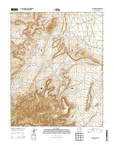 Mitten Rock New Mexico Historical topographic map, 1:24000 scale, 7.5 X 7.5 Minute, Year 2013