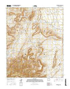 Mitten Rock New Mexico Current topographic map, 1:24000 scale, 7.5 X 7.5 Minute, Year 2017