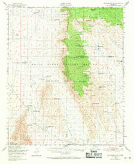 Mockingbird Gap New Mexico Historical topographic map, 1:62500 scale, 15 X 15 Minute, Year 1948