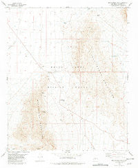 Mockingbird Gap New Mexico Historical topographic map, 1:24000 scale, 7.5 X 7.5 Minute, Year 1982