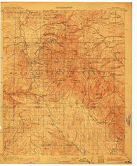 Mogollon New Mexico Historical topographic map, 1:125000 scale, 30 X 30 Minute, Year 1912