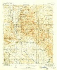 Mogollon New Mexico Historical topographic map, 1:125000 scale, 30 X 30 Minute, Year 1910