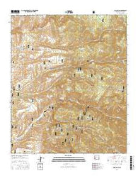 Mogollon New Mexico Current topographic map, 1:24000 scale, 7.5 X 7.5 Minute, Year 2017