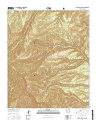 Mogollon Baldy Peak New Mexico Current topographic map, 1:24000 scale, 7.5 X 7.5 Minute, Year 2017