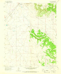 Mogote Hills New Mexico Historical topographic map, 1:24000 scale, 7.5 X 7.5 Minute, Year 1964