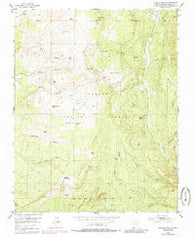 Mogote Peak New Mexico Historical topographic map, 1:24000 scale, 7.5 X 7.5 Minute, Year 1953
