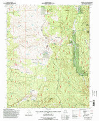 Mogote Peak New Mexico Historical topographic map, 1:24000 scale, 7.5 X 7.5 Minute, Year 1995