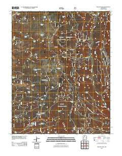 Mogote Peak New Mexico Historical topographic map, 1:24000 scale, 7.5 X 7.5 Minute, Year 2011
