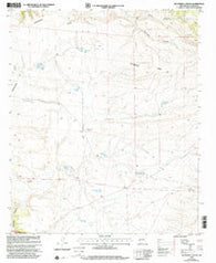 Mojonera Canyon New Mexico Historical topographic map, 1:24000 scale, 7.5 X 7.5 Minute, Year 1999