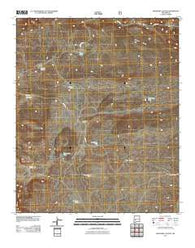 Mojonera Canyon New Mexico Historical topographic map, 1:24000 scale, 7.5 X 7.5 Minute, Year 2011