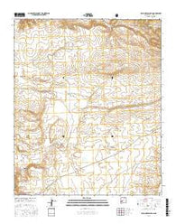 Mojonera Canyon New Mexico Current topographic map, 1:24000 scale, 7.5 X 7.5 Minute, Year 2017