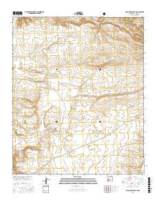 Mojonera Canyon New Mexico Current topographic map, 1:24000 scale, 7.5 X 7.5 Minute, Year 2017