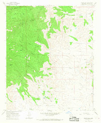 Molino Peak New Mexico Historical topographic map, 1:24000 scale, 7.5 X 7.5 Minute, Year 1965