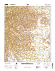 Molino Peak New Mexico Current topographic map, 1:24000 scale, 7.5 X 7.5 Minute, Year 2017