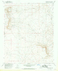 Moncisco Wash New Mexico Historical topographic map, 1:24000 scale, 7.5 X 7.5 Minute, Year 1966