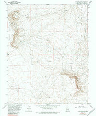 Moncisco Wash New Mexico Historical topographic map, 1:24000 scale, 7.5 X 7.5 Minute, Year 1966