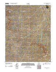 Moncisco Wash New Mexico Historical topographic map, 1:24000 scale, 7.5 X 7.5 Minute, Year 2010