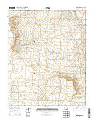 Moncisco Wash New Mexico Historical topographic map, 1:24000 scale, 7.5 X 7.5 Minute, Year 2013