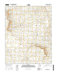 Moncisco Wash New Mexico Current topographic map, 1:24000 scale, 7.5 X 7.5 Minute, Year 2017
