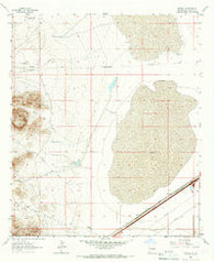Mondel New Mexico Historical topographic map, 1:24000 scale, 7.5 X 7.5 Minute, Year 1964