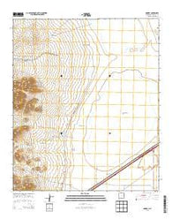 Mondel New Mexico Historical topographic map, 1:24000 scale, 7.5 X 7.5 Minute, Year 2013