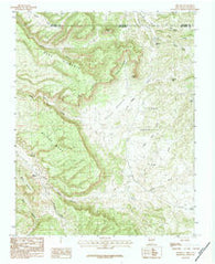 Monero New Mexico Historical topographic map, 1:24000 scale, 7.5 X 7.5 Minute, Year 1983
