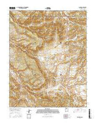 Monero New Mexico Current topographic map, 1:24000 scale, 7.5 X 7.5 Minute, Year 2017