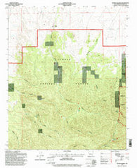 Monica Saddle New Mexico Historical topographic map, 1:24000 scale, 7.5 X 7.5 Minute, Year 1995