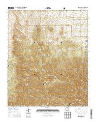 Monica Saddle New Mexico Historical topographic map, 1:24000 scale, 7.5 X 7.5 Minute, Year 2013