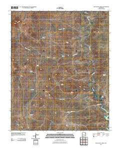 Montesito Creek New Mexico Historical topographic map, 1:24000 scale, 7.5 X 7.5 Minute, Year 2010