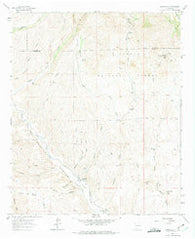 Monticello New Mexico Historical topographic map, 1:24000 scale, 7.5 X 7.5 Minute, Year 1961