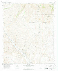 Monticello New Mexico Historical topographic map, 1:24000 scale, 7.5 X 7.5 Minute, Year 1961