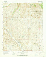 Monticello New Mexico Historical topographic map, 1:24000 scale, 7.5 X 7.5 Minute, Year 1961
