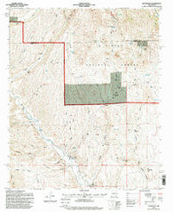 Monticello New Mexico Historical topographic map, 1:24000 scale, 7.5 X 7.5 Minute, Year 1995