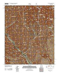 Monticello New Mexico Historical topographic map, 1:24000 scale, 7.5 X 7.5 Minute, Year 2011