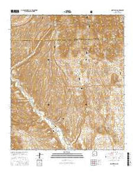 Monticello New Mexico Current topographic map, 1:24000 scale, 7.5 X 7.5 Minute, Year 2017